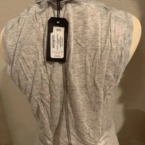 rag & bone Briony sleeveless turtleneck top L NWT - Picture 7 of 8